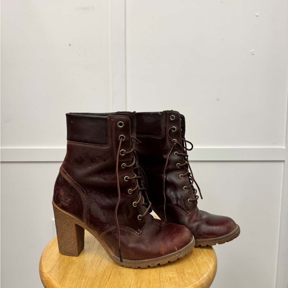 Timberland Glancy lace up boots in brown